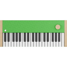 Loog Digital Piano - Portable Keyboard for Beginners with Musician Grade Sound, MIDI Over USB-C Rechargeable Musical Educational Instrument (Loog x D
