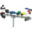 LP Latin Percussion Halterung Percussion Rack Everything, verchromtes Stahlgestell, LP372 1