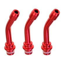 Armerah Pipe Stem Jr 510 Drip Tip eCig Mouthpiece Long/Narrow Aluminium/Solid 3 Pack Red