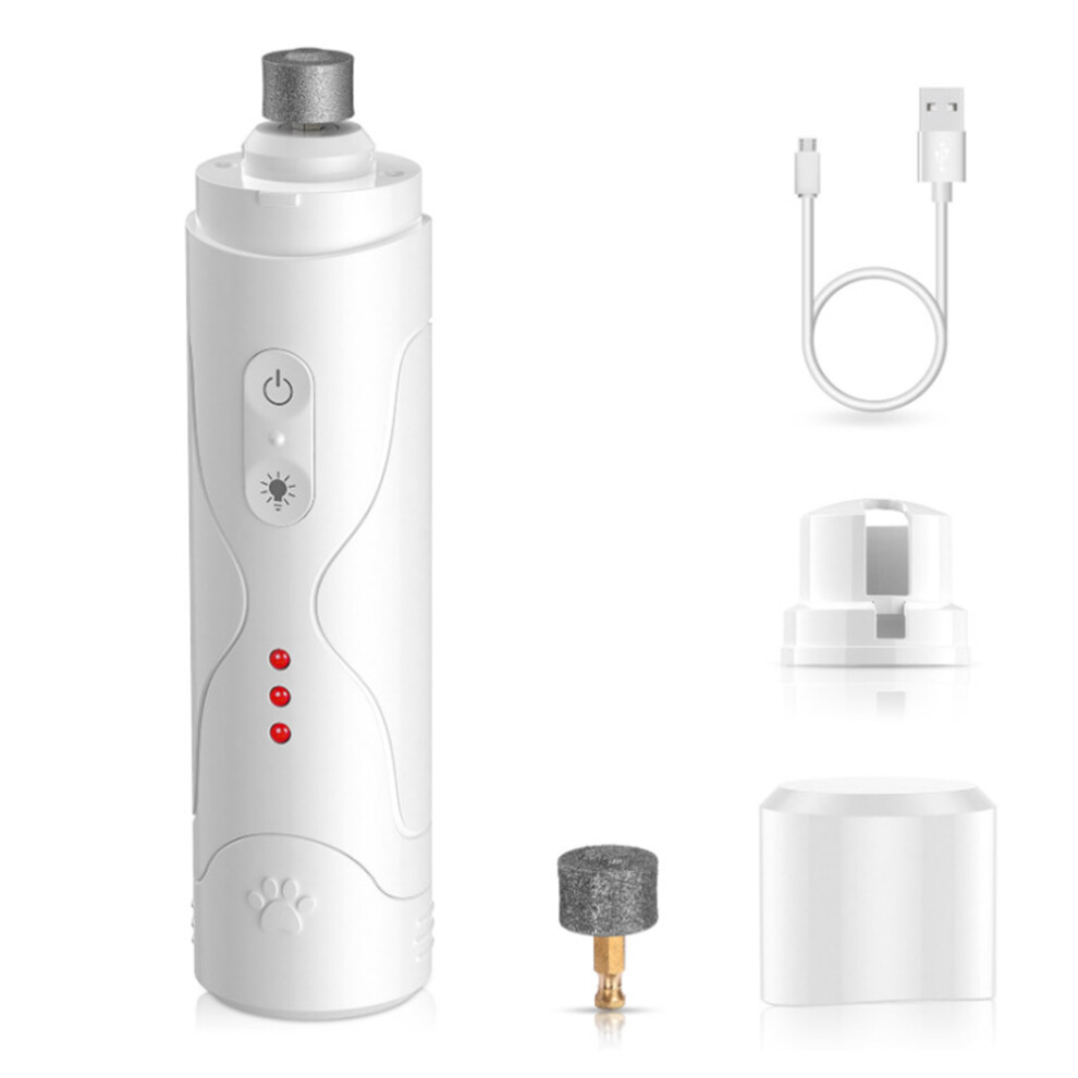 Semoic Electric Dog Nail Clippers For Dog Nail Grinders Rechargeable Usb Charging Low Noise Paws Nail Grooming Trimmer Tools
