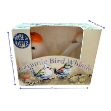 House of Marbles Water Warblers Assorted – Ceramic Water Whistle Bird Ornaments – Novelty Garden Gift & Decorative Collectable