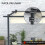 Outsunny Pérgola Beige 297 x 297 x 230 cm 4
