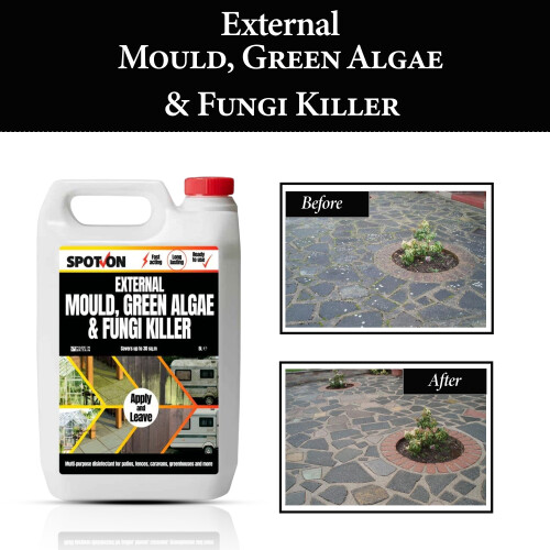 Spot on Outdoor Mould Algae and Fungi Killer 2