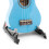 Tiger UAC21-BK Ukulele Stand Portable, Foldable A-Frame Stand - Black 4