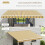 Outsunny Toldo Manual Retráctil Bicolor 350 x 250 cm 4