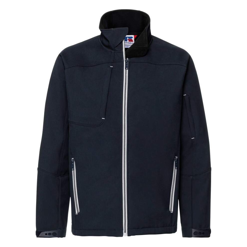 Russell (4Xl, French Navy) Mens Bionic Softshell Jacket