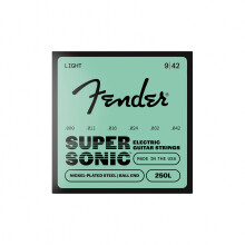 Fender Super 250 String Set - 250L (009/042) Pack of 3 Sets - Nickel-Plated Steel - Ball Ends