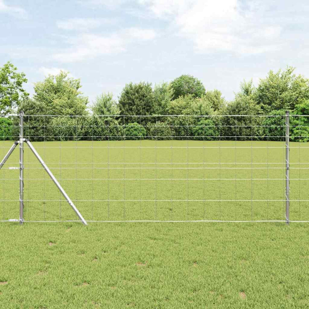 Vidaxl Ground Fix Welded Wire Fence 50 X 1 M (W X H) 8721158244802