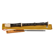 Aulos 205A Descant Recorder – THE School Recorder for Beginners, Made in Japan – 3-Piece Soprano with Case & Cleaning Rod – Strong, Clear Sound
