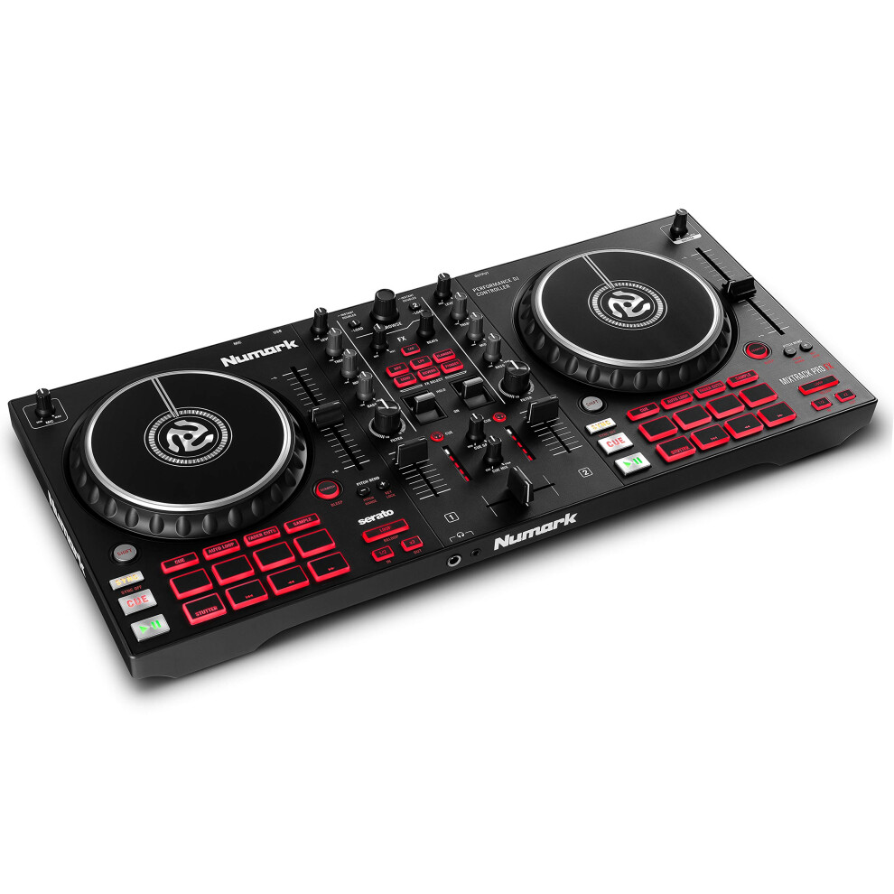 Numark Mixtrack Pro Fx Serato Dj Controller With 2 Decks, Mixer, Effects Paddles And Audio Interface