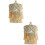2x Handwoven Macrame Wall Tapestry Lampshade Boho Handcrafted Tassel Decor Background Headboard 2