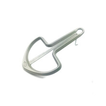 Leuchtklang 's Harp Original Black Austria (6/58 mm) - Metal, Classic, C Major, Silver