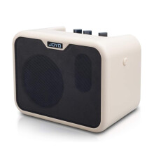 JOYO 10W Mini Bass Amp Portable Guitar Amplifier Combo Practice for Bassist Drive Gain Tone Cord & Battery Powered Dual Channel (MA-10B)