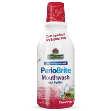Φύση Απάντηση, PerioBrite, Στοματική Λουτρά με Xylitol, Κιννάμιτ, 16 fl oz (480 ml)