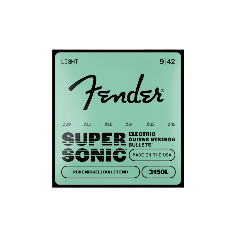 Fender Pure Nickel Original Bullets Guitar Strings - 9-42