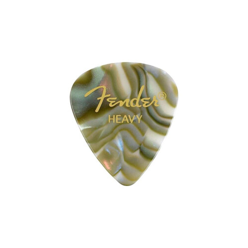 Fender Fender Premium Celluloid 351 Shape Picks, Heavy, Abalone, 12-Pack