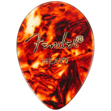 Fender 098-0354-900 354 Shape Picks, 12 Count, Shell, Heavy