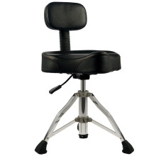 Drum Stool with Backrest Hydraulic Adjustable Height (71.5-86cm) Drum Throne Double-braced Drum Chair Removable Drum Stool for Adult Drummers Guitar