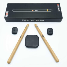 Electric Drumsticks Air Drum Sticks 4rd Gen Virtual Air Drum with Drumsticks, Pedals, Bluetooth and 8 Sounds, Electronic Drum Set for Adults, Childre