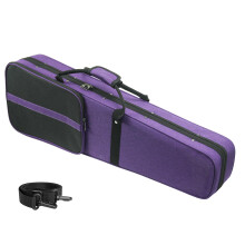 DIGERVY 4/4 Full Size Violin Case, Triangular Lightweight Portable Travel Carrying Bag with Shoulder Straps, Plush Lining, Reinforced Frame, Nylon Wa