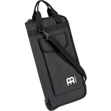Meinl Percussion Drum Stick Bag with Extra Outside Pocket and Floor Tom Hooks – for Mallets, Brushes and Accessories, Black, Standard (MSB-1)