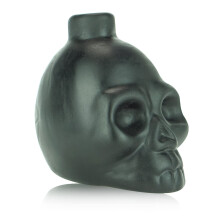 “OW” Screaming Black Skull Whistle, Aztec Death Whistle