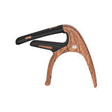 SGPRO Capos for Acoustic Guitars, Electric Guitars and Ukulele, Superior Zinc Alloy and Silicone Made (Minimalist Woodgrain)