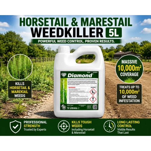 Diamond 5L Horsetail Marestail Weed Killer Concentrate Large Coverage 10000m² 1