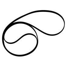 TURNTABLE DRIVE BELT - FOR THE SHARP RP-11 RP-15 RP-1122 RP-1144 SG1 SG2