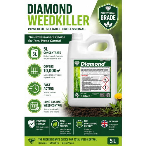 Diamond 5L Horsetail Marestail Weed Killer Concentrate Large Coverage 10000m² 2