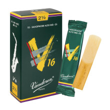 Vandoren V16 Alto Saxophone Reeds - Box of 10 - Strength 2.5