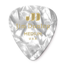 Jim Dunlop 483P04MD Guitar Pick Player Pack -White Pearl