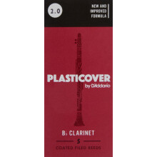 Rico RRP05BCL200 Plasticover 2.0 Strength Reeds for Bb Clarinet (Pack of 5)