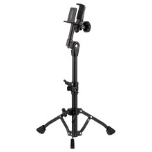 Meinl Percussion Cajon Bongo Stand - Double Stand for Two Bongos for Cajon Playing - Steel, Black (THBS-S-BK)
