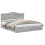 VidaXL vidaXL Storage Bed Grey Sonoma 180 x 200 cm Engineered Wood 4
