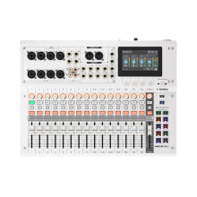 YAMAHA MGX16V Audio & Video Mixer with Touch LCD, HDMI USB, White
