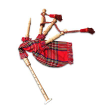 McWilliams Mini Miniature Bagpipe, Bagpipe for Beginners Playable Mini Gift (ROYAL STEWART)