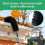 14 Ft Gutter Cleaning Tools From the Ground, Gutter Cleaner for Easy and Efficient Cleaning From A Safe Distance 3