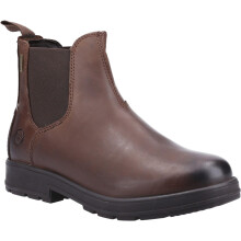 (10 UK, Brown) Cotswold Mens Farmington Leather Boots