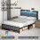 (3FT Single) Levede Upholstered LED Storage Bed Frame All Sizes 1