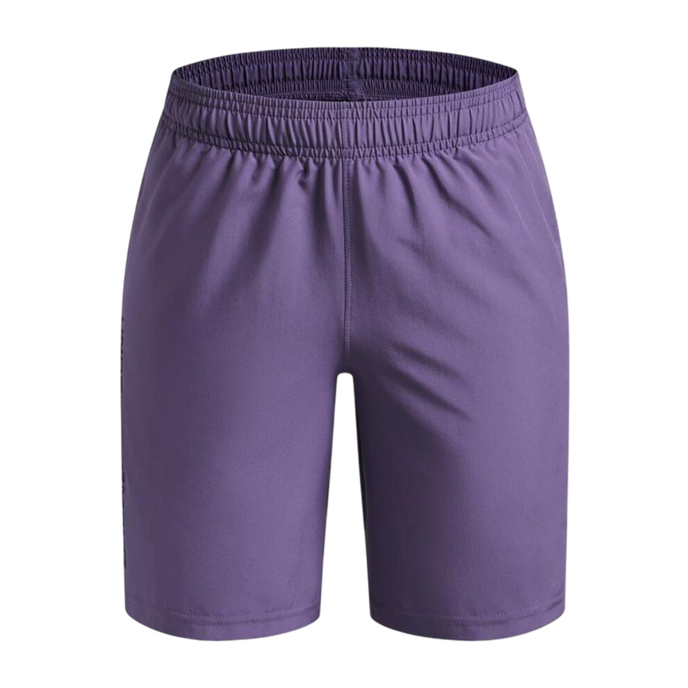 Under Armour (7-8 Years, Midnight Navy) Boys Tech Woven Wordmark Shorts Multicoloured