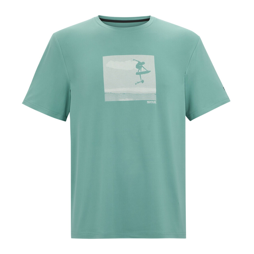 Regatta (3Xl, Arctic) Mens Fingal Hydrofoiling T-Shirt