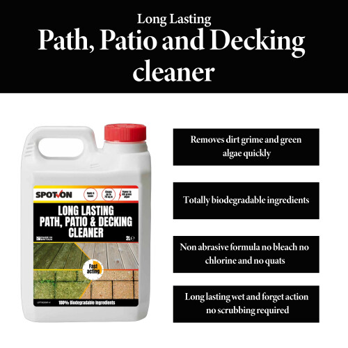 Spot On 2L Path Patio & Decking Cleaner 1