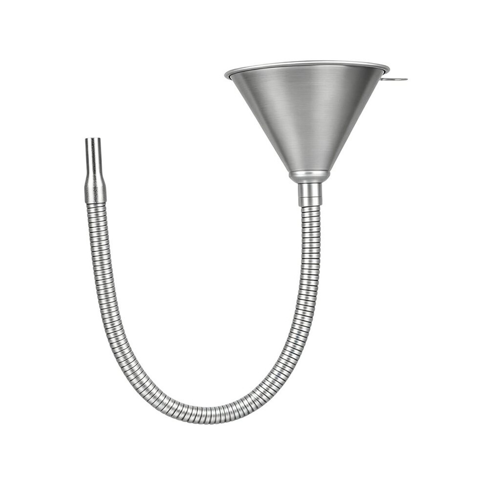 Flexible Metal Refueling Funnel/Spout - Suitable For Filling Automotive Engine Oil, Gasoline, And Various Engine Fluids. 4714149773706