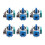 6Pcs Electromagnetic Joystick for  TMR Electromagnetic Anti Drift Joystick Controller Repair Replacement Gaming 1