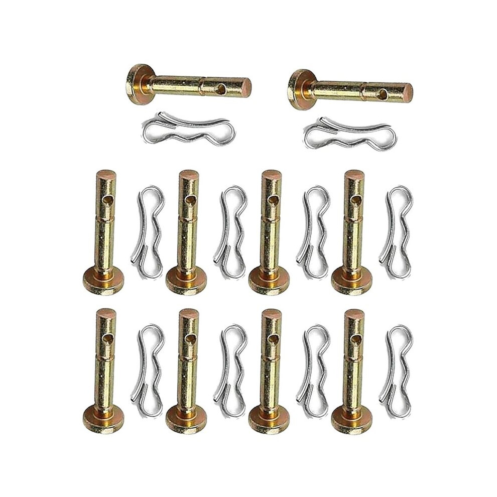 10 Pcs 738-04124A Shear Pins & 10 Pcs 714-04040 Cotter Pins Kit, For Mtd Craftsman Cub Cadet Troy Bilt Snow Blowers 4713120688626