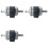 3X Motorcycle Fuel Filter Gasoline Filter Elements 6090-120220 for  CF400 500 625 CForce 1