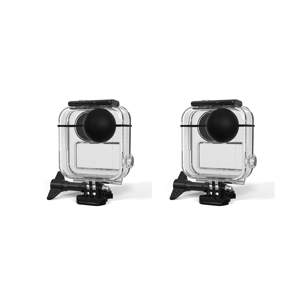2X Waterproof Camera Case For Max Panoramic Sports Camera Bezel Underwater Protective Case Diving Accessories 4712994800578
