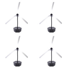 4X Fly Fans for Tables Rechargeable Fly Fans for Food Keep Flies Away Flexible Fly Repellent Fans for Outdoor Table Top