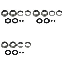 3X 513196 517408 513266 5131A6 per 206 Assale Posteriore Braccio Trascinante Boccola Kit di Riparazione Cuscinetto 4 PZ 47 mm